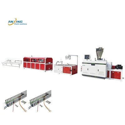 Machine d'extrusion de profil de goulotte de câble en plastique PVC